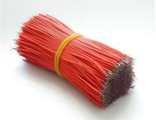 5000pcs electronic lead wire electrony lead wire 8cm red lw-03r for sale