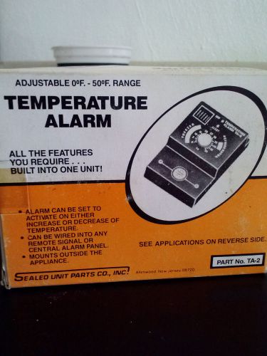 New supco adjustable temperature alarm for sale