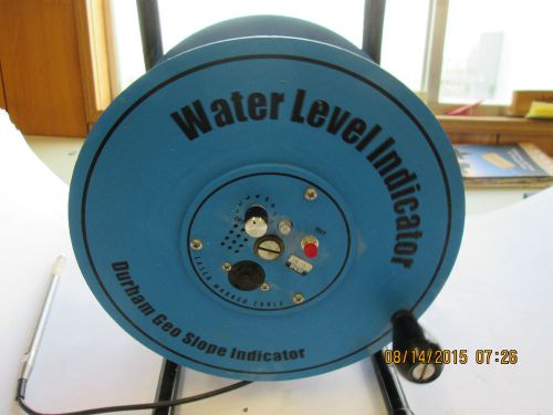 Slope indicator co - water level indicator - 150ft with probe - works great for sale