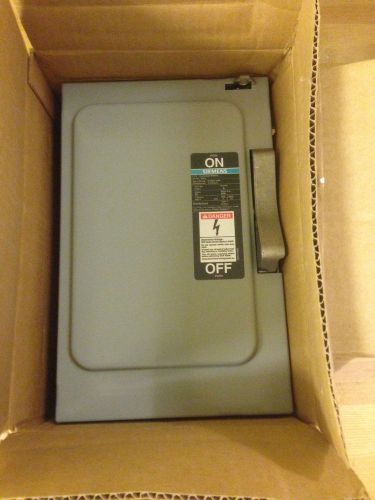 F351 SIEMENS SAFETY DISCONNECT SWITCH 30AMP 3POLE 600VAC