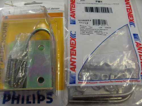 2 asst. antenna mount kits -  philips / laird     new in pack for sale