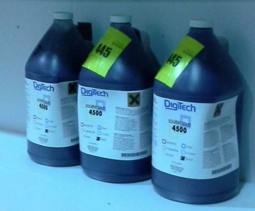 Digitech 4500-k (black) solvent inks (3x 3.25 litre) for sale