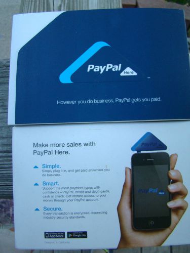 Paypal Here Card Reader for Android and Iphone Brand New in the Package