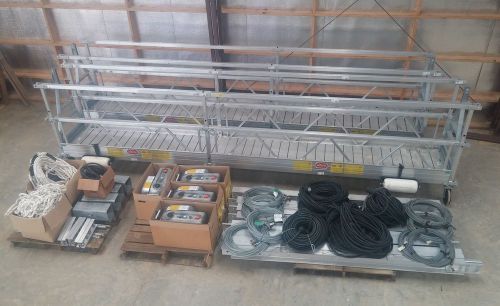 altrex Suspended Platform Scaffolding 10 meters 4 sections 4 Power Climber Hoist