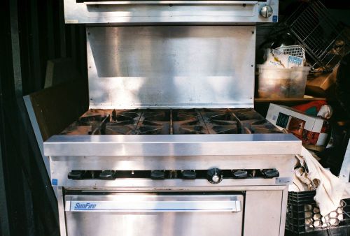 Sunfire Commercial Restaurant Stove 100% ALL STAINLESS! GREAT WORKING CONDITION!