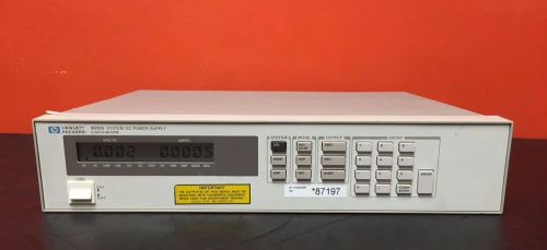 HP / Agilent 6632A, 0 to 20V/0 to 5A, 100W, Programmable Digital DC Power Supply