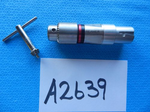 Stryker Orthopedic 1/4&#034; Jacobs Reamer Attachment With Key 4103-231