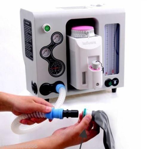 Ca portable vet anesthesia machine anesthetic apparatus + vaporizor tank pot vap for sale