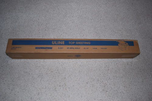 ULINE S-331 60 X 60&#034; ROLL 1.25MIL  TOP SHEETING