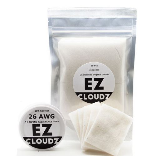 Kanthal 26 gauge wire (100ft) + 20 free japanese organic unbleached cotton pads for sale