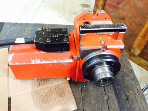 Used Haas Ha5C Brush Style 5C Collet Rotary Table Indexer Red 4th axis &amp; control