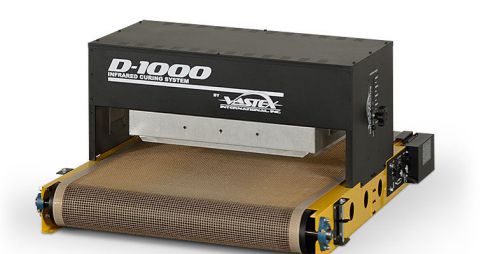 NEW- Vastex D-1000 Infared Conveyor Dryer- 120V 26&#034; Belt x 4&#039; Long