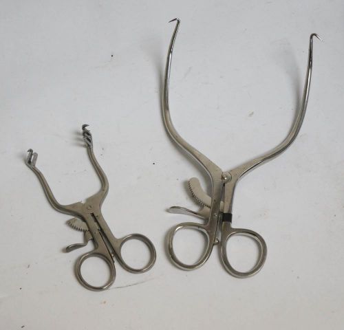 LOT OF 2 MEDICAL SURGICAL RETRACTORS V. MUELLER GL-500 &amp; OTHER  !!         F310