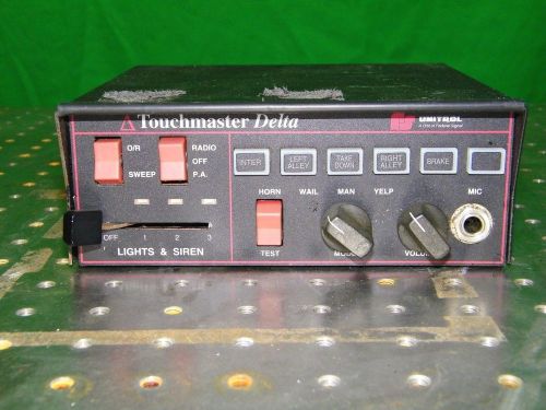 Unitrol Touchmaster Delta Light &amp; Siren Control