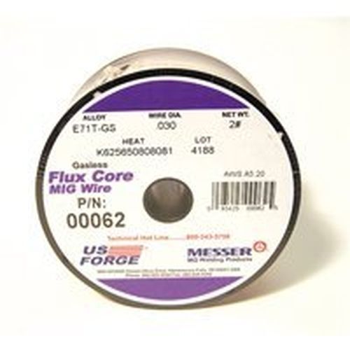 NEW US FORGE 00062 2 LB SPOOL MIG FLUX CORE WELDING WIRE .030 6060081
