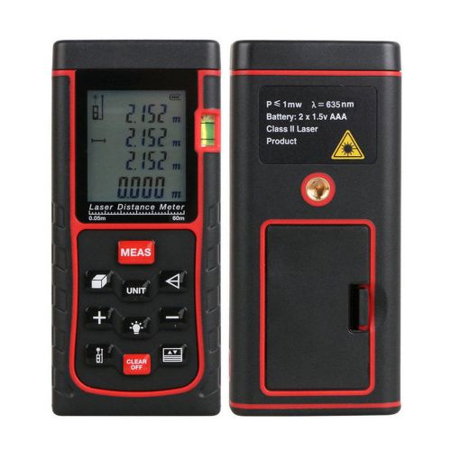 60m/197ft mini digital laser distance meter range finder measure diastimeter for sale