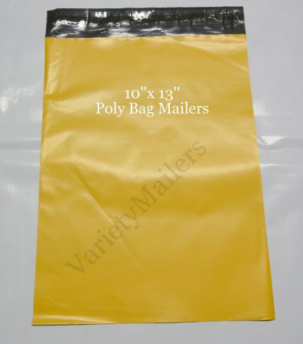 20 YELLOW POLY BAG POSTAL MAILING ENVELOPES BOUTIQUE COLOR 10&#034;x13&#034; SELF-SEALING