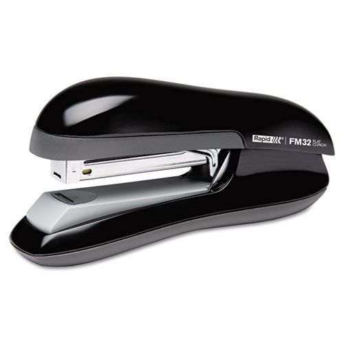 Fm32 flat clinch full strip stapler, 30-sheet capacity, black for sale