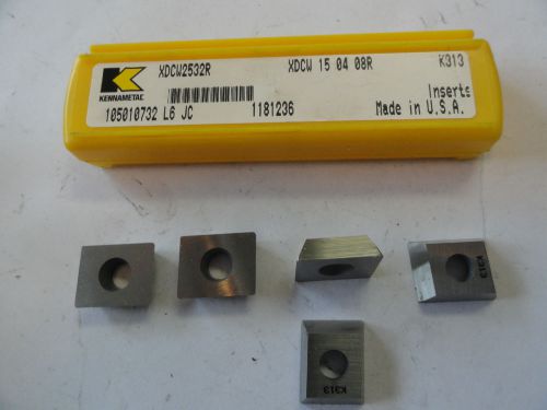Kennametal XDCW2532R Carbide Milling Inserts, Grade K313