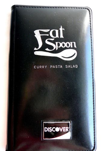 Wait Staff Server Book Check Presenter from Closed Fat Spoon Restaurant Discover