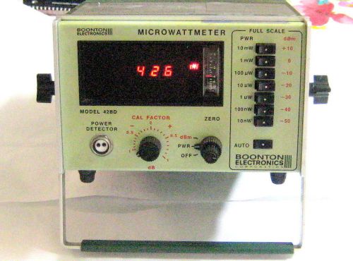 BOOTON ELECTRONICS  42BD MICROWATTMETER WITH OPTION 01-09