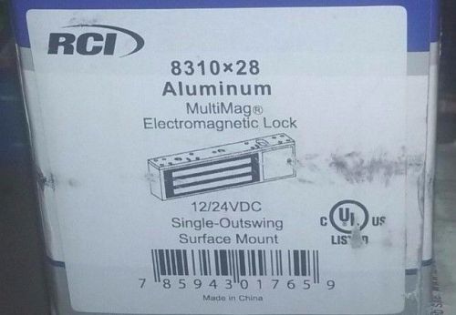 RCI RUTHERFORD 8310x28 ELECTROMAGNETIC LOCK 12/24VDC SINGLE-OUTSWING