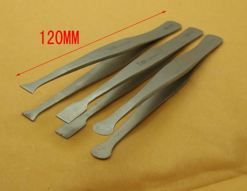 3PCS Stainless Steel ICs SMD SMT Chip capacitors Tweezers Plier Service Jewelry
