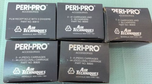 LOT Air Techniques Peri-Pro Carriages &amp; Carriers Parts #90810, 90820, 90830