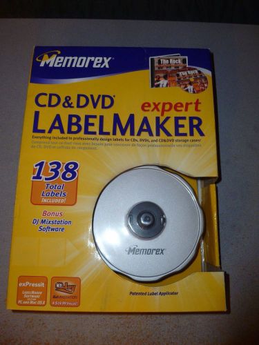 Memorex CD &amp; DVD Expert Labelmaker - 138 Total labels included!