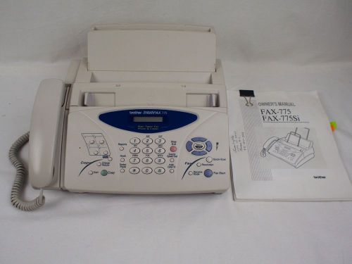 Brother IntelliFax 775 Plain Paper Fax Copier Model: FAX775 *FREE SHIPPING*