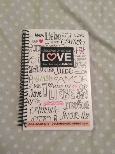 Mary Kay Daily Planner July 2015 - December 2016 *NEW*