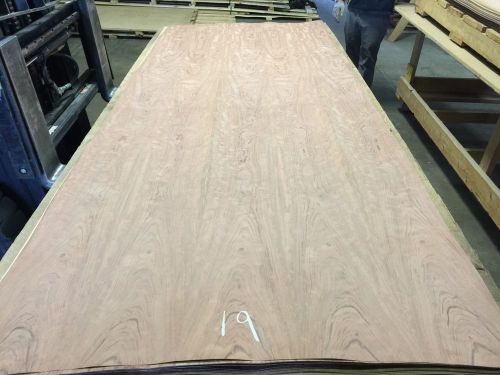 Wood Veneer Figured Bubinga 48x120 1 Piece 10Mil paper Backed &#034;EXOTIC&#034; PART 19