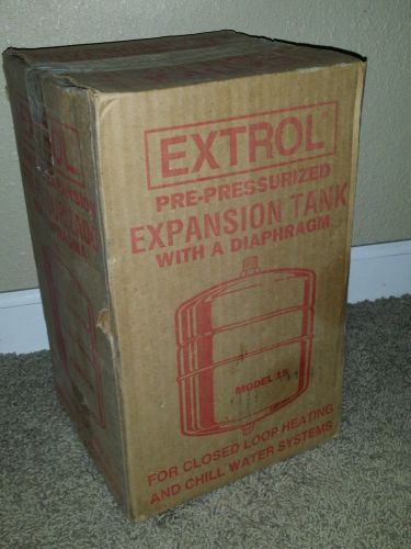 Amtrol Extrol Model No.15 Hydronic Expansion Tank 8 x13 Inch, 2.0 Gallon EX-15