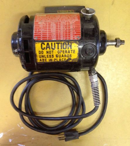 Dumore tool post grinder motor:  57-011.  damaged for sale