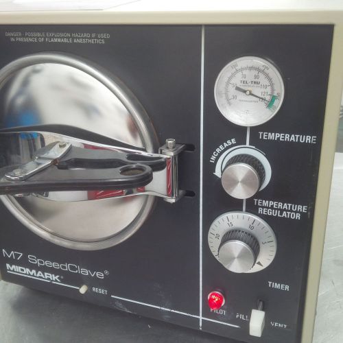 RITTER MIDMARK M7 SPEEDCLAVE AUTOCLAVE STERILIZER USED NO RESERVE WORKS GREAT!
