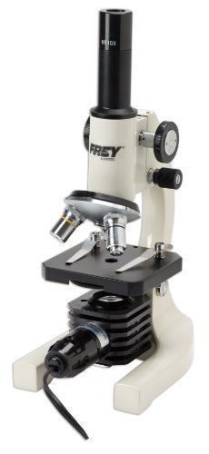 Frey Scientific Compact Student Microscope  4X  10X  40XR Objectives  Straight H