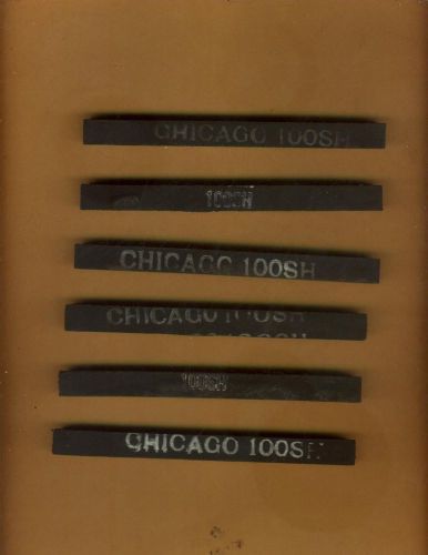 vintage lot of 6 Diamond Wheel Dressing Sticks? marked Chicago 100SH nos