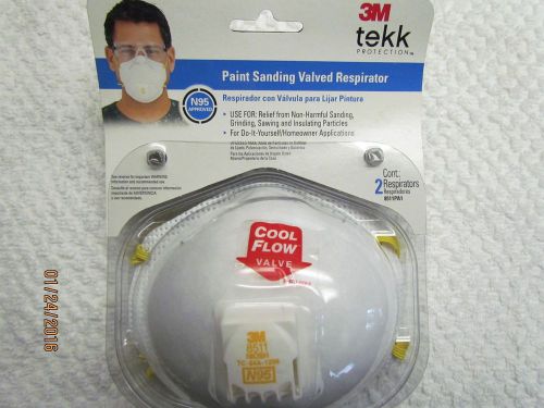 3M tekk Paint Sanding Valved Respirator - &#034;TEN PACKS&#034;
