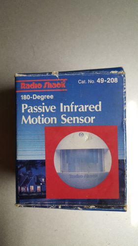 Radio Shack 180 Degree Passive Infrared Motion Sensor Model 49-208