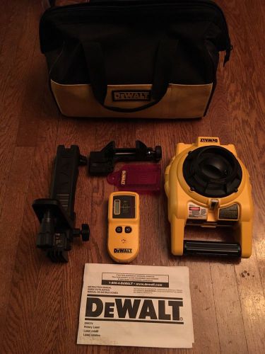 DeWALT DW074KDT Self-Leveling Rotary Laser Kit with Laser Detector