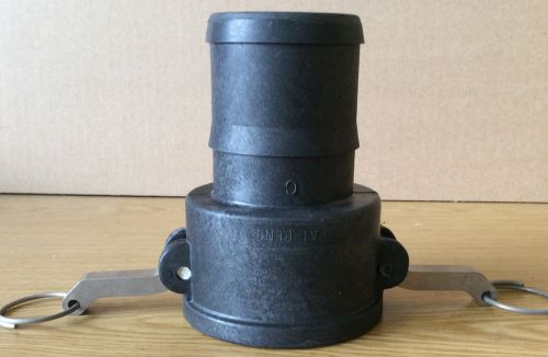 3&#034; poly cam lever couplings - (c) female coupler/hose shank for sale