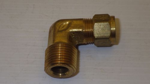 Gould 69-f-06x06 (parker ref # 269c-6-6) brass compression 90° elbow 3/8&#034; nnb for sale
