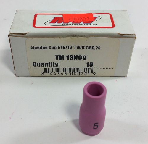 10 Pack  Alumina Ceramic Cup Nozzles 13N09 #5 for TIG Welding Torch 9, 20 and 25