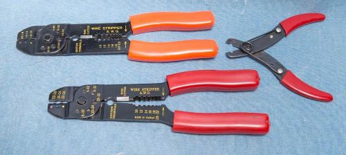 Lot of 3 Wire Strippers Crimpers dq