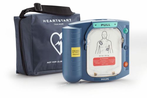 Philips HeartStart AED Trainer M5085A  With Two Extra Pad Sets
