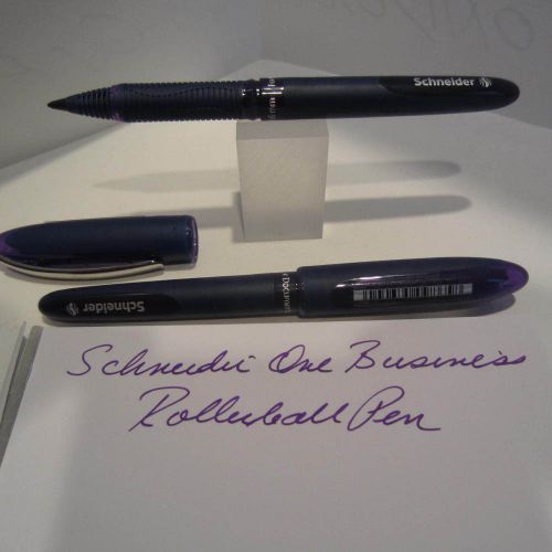 2 VIOLET/PURPLE Schneider One Business Rollerball Pen-Waterproof,Smooth Writing