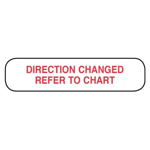 Apothecary Direction Changed Refer to Chart Labels, 1000ct 025715401980A435