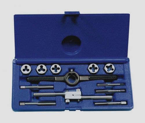 New! hanson irwin 12pc fractional hex tap &amp; die set wrench industrial tool 24612 for sale