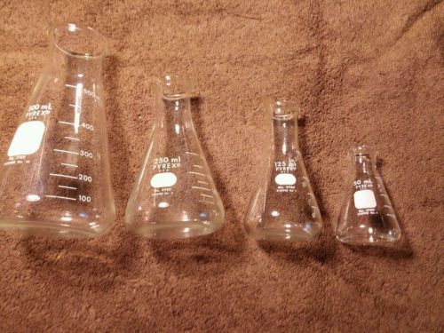 PYREX 500ml /250ml/125ml/50ml Beakers