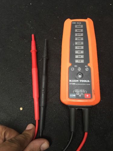 Klein Tools ET200 120-600V Electronic Voltage Tester FREE SHIPPING